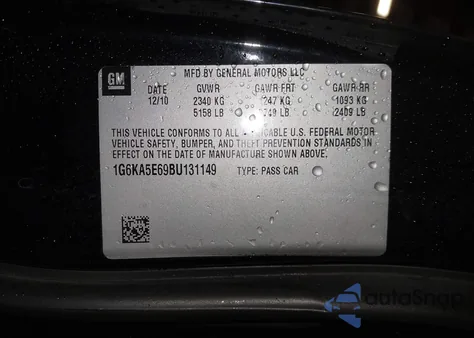 2011 Cadillac Dts Standard from USA, damaged, VIN 1G6KA5E69BU131149